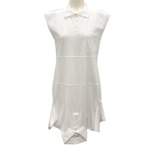 Viktor & Rolf White Cotton Pique Polo Dress